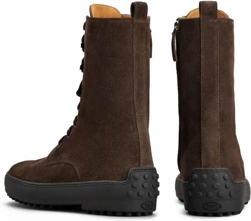 Tod's Winter Gommino suède enkellaarzen Bruin - Foto 3