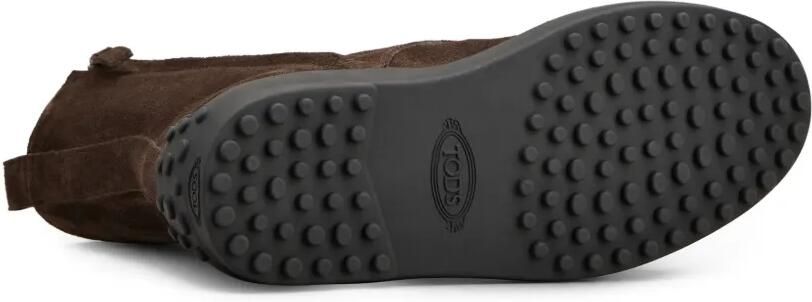 Tod's Winter Gommino suède enkellaarzen Bruin - Foto 5
