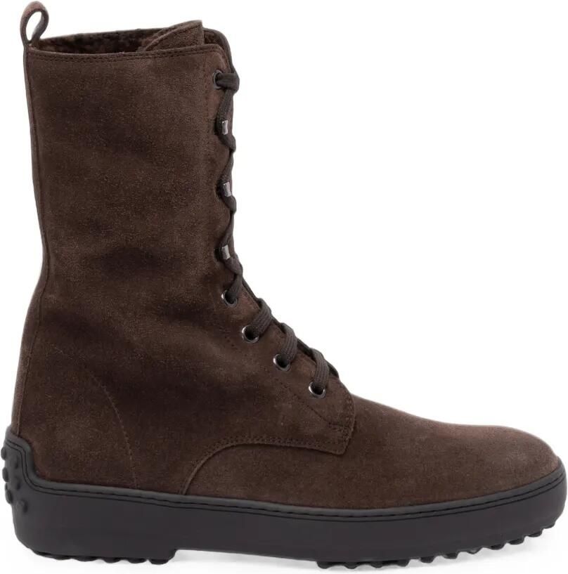 Tod's Winter Gommino suède enkellaarzen Bruin
