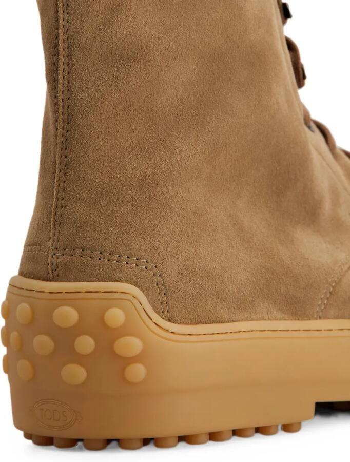 Tod's Winter Gommino suède enkellaarzen Bruin - Foto 2
