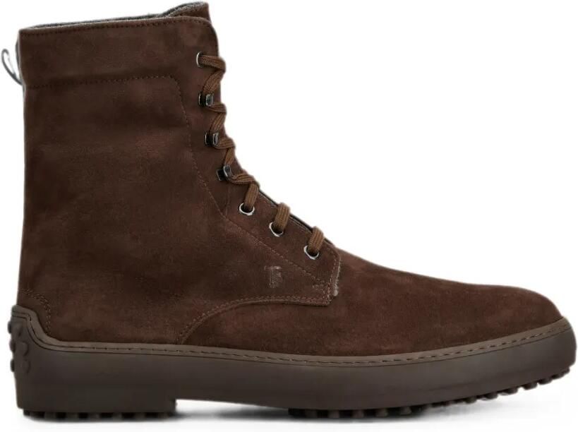 Tod's Winter Gommino suède enkellaarzen Bruin