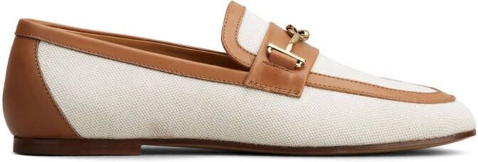 Tod's Tweekleurige loafers Beige