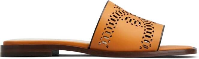 Tod's Uitgesneden sandalen Oranje