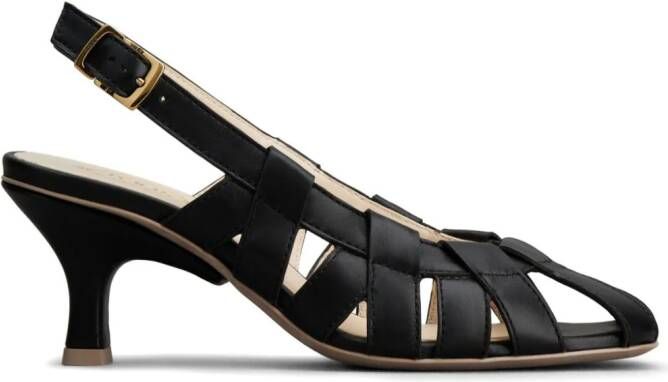 Tod's Uitgesneden slingback pumps Zwart