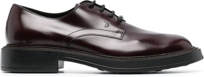 Tod's Veterschoenen met ronde neus Rood