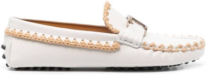 Tod's Loafers met gesp Wit