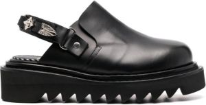 Toga Pulla DG sandalen met plateauzool Zwart
