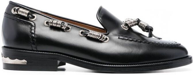 Toga Pulla AJ1230 leren loafers Zwart