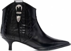 Toga Pulla Cowboy enkellaarzen Zwart