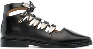 Toga Pulla Uitgesneden veterschoenen Zwart