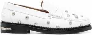 Toga Pulla Leren loafers Wit