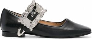 Toga Pulla Leren pumps Zwart