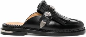Toga Pulla Loafers met franje Zwart