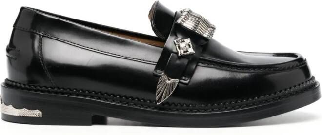 Toga Pulla Loafers met gesp Zwart