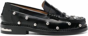 Toga Pulla Loafers met studs Zwart