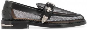 Toga Pulla Loafers met studs Zwart