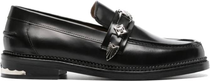 Toga Virilis Leren loafers Zwart