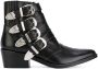 Toga Pulla multi straps boots Zwart - Thumbnail 1