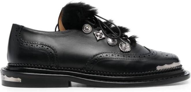Toga Pulla Oxford leren schoenen Zwart