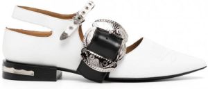 Toga Pulla Pumps met gesp Wit