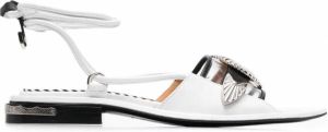 Toga Pulla Sandalen in western-stijl Wit