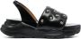 Toga Pulla Slingback sandalen verfraaid met studs Zwart - Thumbnail 1