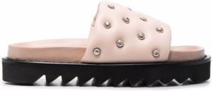 Toga Pulla Slippers met studs Roze