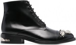 Toga Pulla Enkellaarzen met studs Zwart