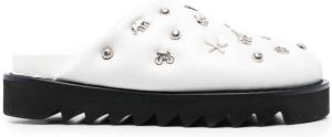 Toga Pulla Muiltjes met studs Wit