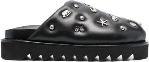 Toga Pulla Muiltjes met studs Zwart