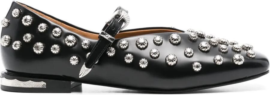 Toga Pulla Ballerina's met studs Zwart