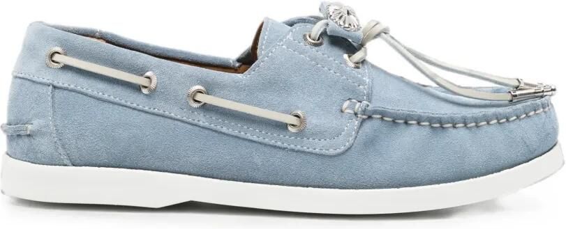 Toga Pulla Bootschoenen met suède afwerking Blauw