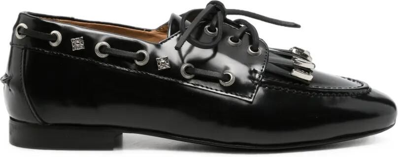 Toga Pulla Derby schoenen verfraaid met studs Zwart