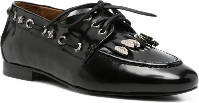 Toga Pulla Derby schoenen verfraaid met studs Zwart - Foto 4