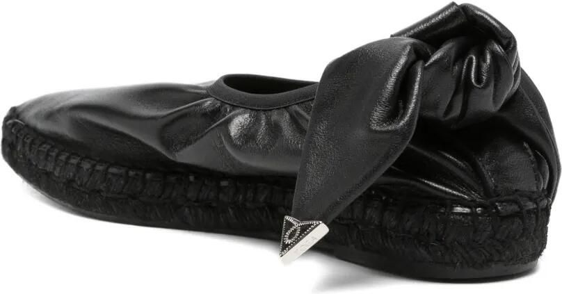 Toga Pulla Espadrilles met strikdetail Zwart - Foto 3