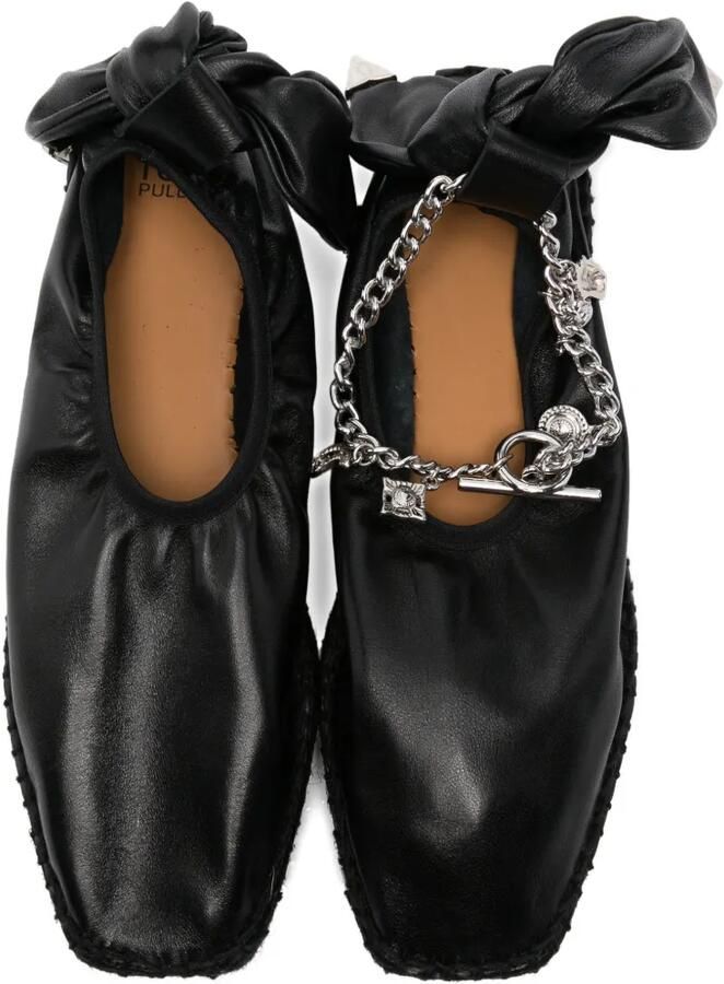 Toga Pulla Espadrilles met strikdetail Zwart - Foto 2