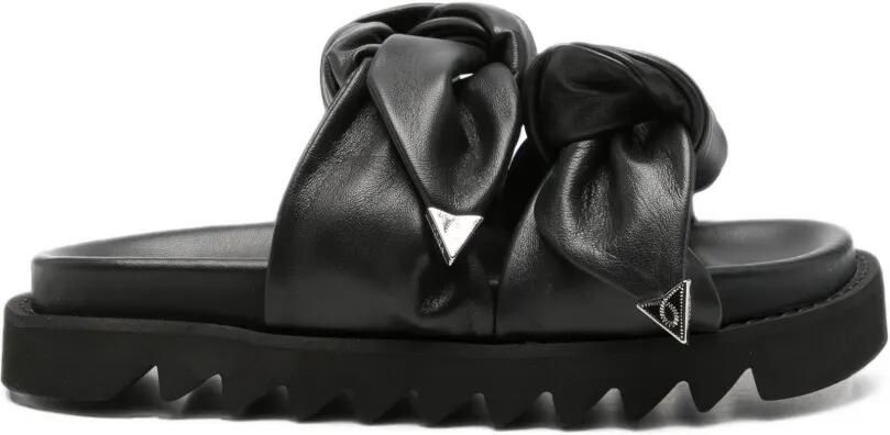 Toga Pulla Geknoopte sandalen Zwart