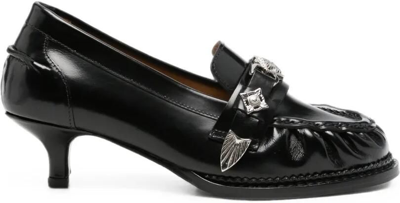 Toga Pulla Leren pumps Zwart