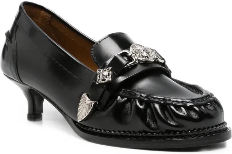 Toga Pulla Leren pumps Zwart - Foto 2