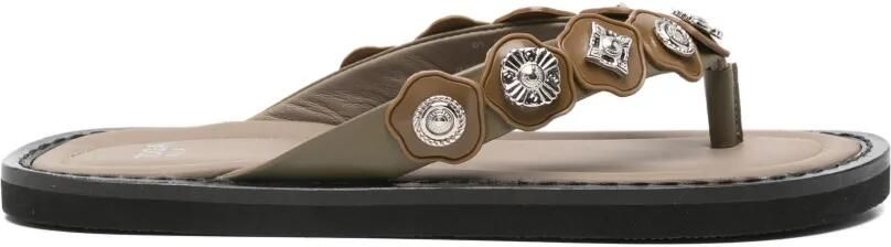 Toga Pulla Leren sandalen Groen