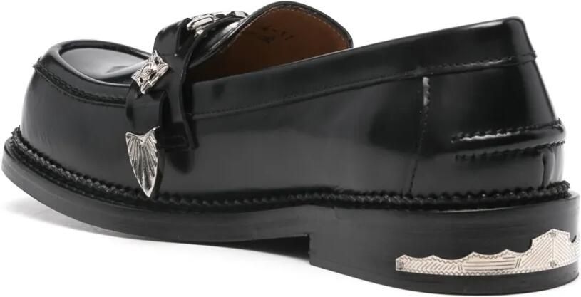 Toga Pulla Loafers met metallic detail Zwart - Foto 2