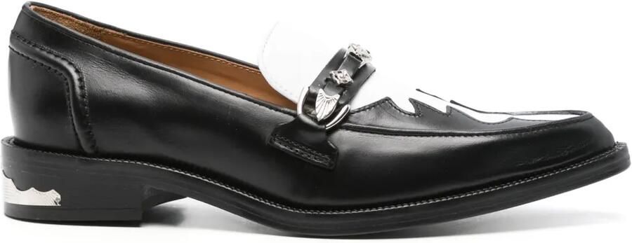 Toga Pulla Loafers met studs Zwart
