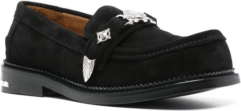 Toga Pulla Loafers met vierkante neus Zwart - Foto 3
