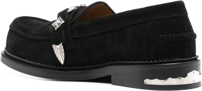 Toga Pulla Loafers met vierkante neus Zwart - Foto 4