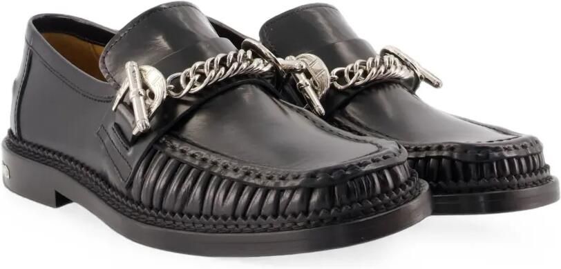 Toga Pulla Loafers verfraaid met ketting Zwart - Foto 2