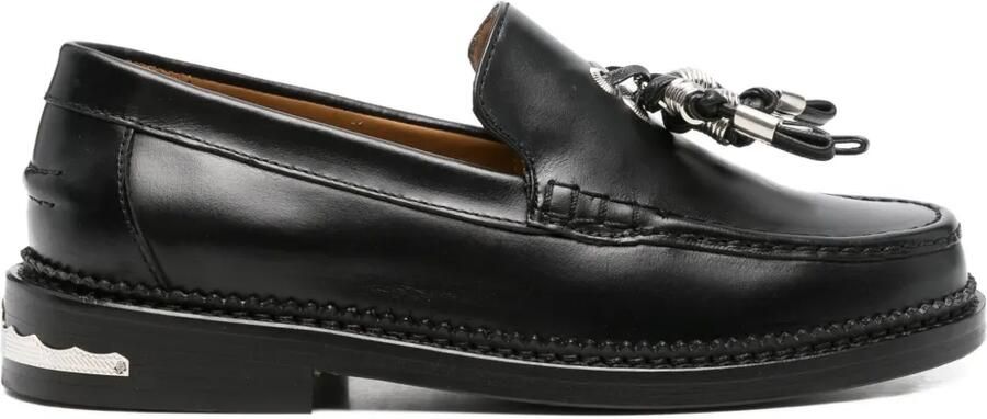 Toga Pulla Loafers verfraaid met kwastjes Zwart