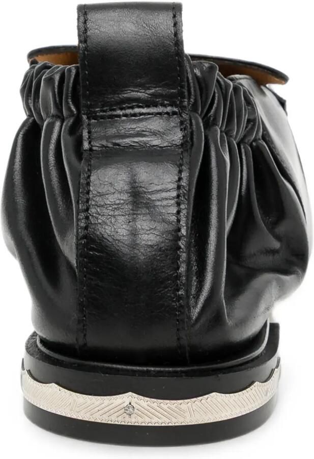 Toga Pulla Loafers verfraaid met studs en schakelketting Zwart - Foto 2