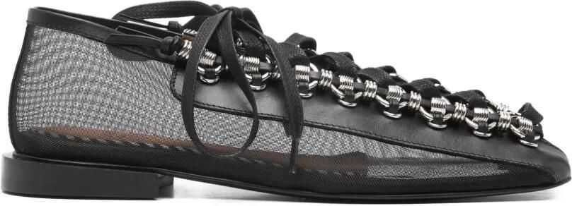 Toga Pulla Mesh platte pumps Wit