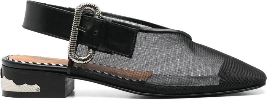 Toga Pulla Mesh pumps Zwart