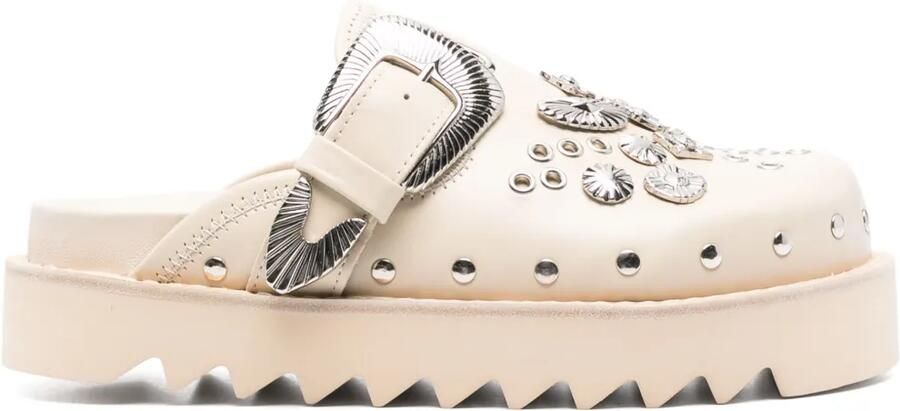 Toga Pulla Muiltjes met ringlets Beige